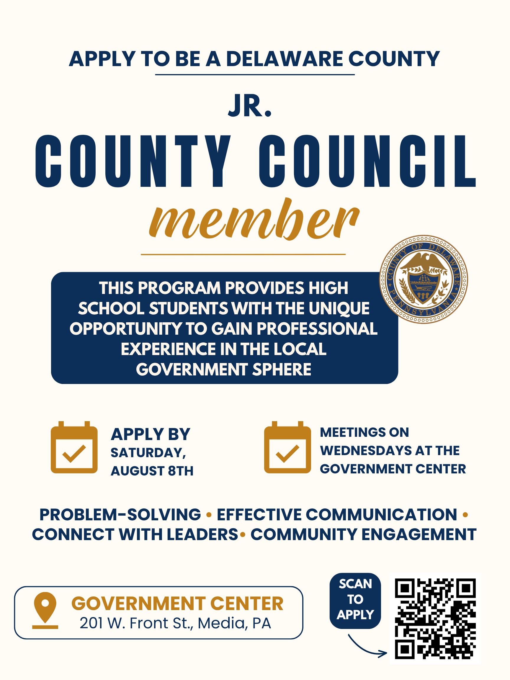 Junior County Council Poster