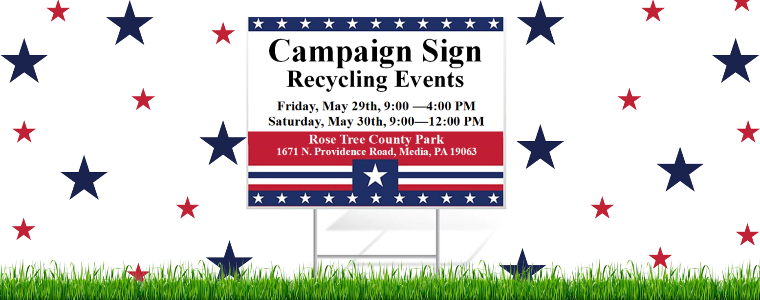 2026 Campaign Sign Recycling Banner
